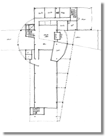 Office Building Study
-main level plan