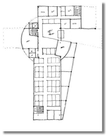 Office Building Study
-upper level plan