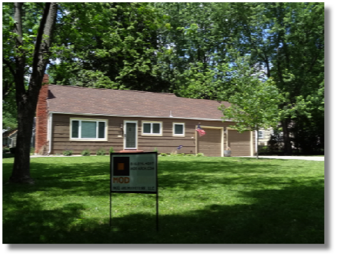 71st Terrace Residence
-before view of front elevation