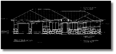 Lakehouse
-street-side elevation