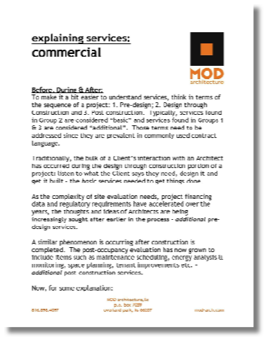 MOD: Commercial Services - 1